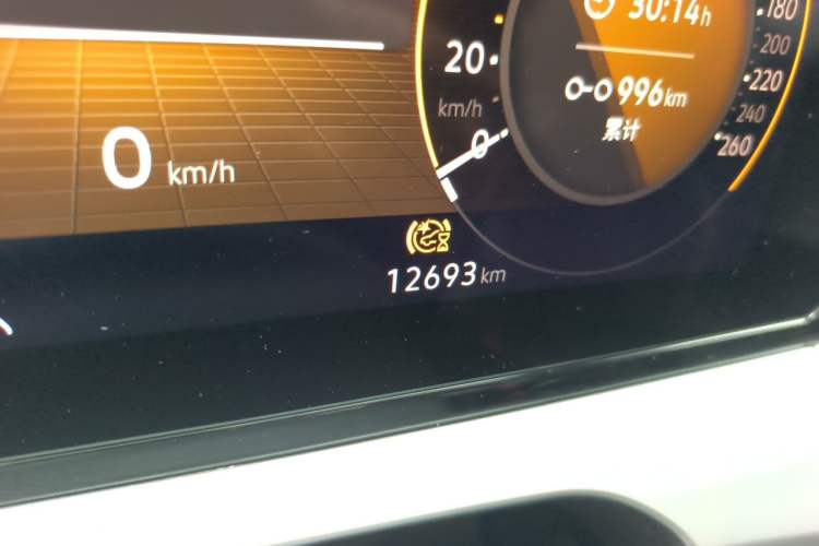 Used Volkswagen Lamando 2023 Lavida L 280TSI DSG Spicy Edition Odometer Close Up