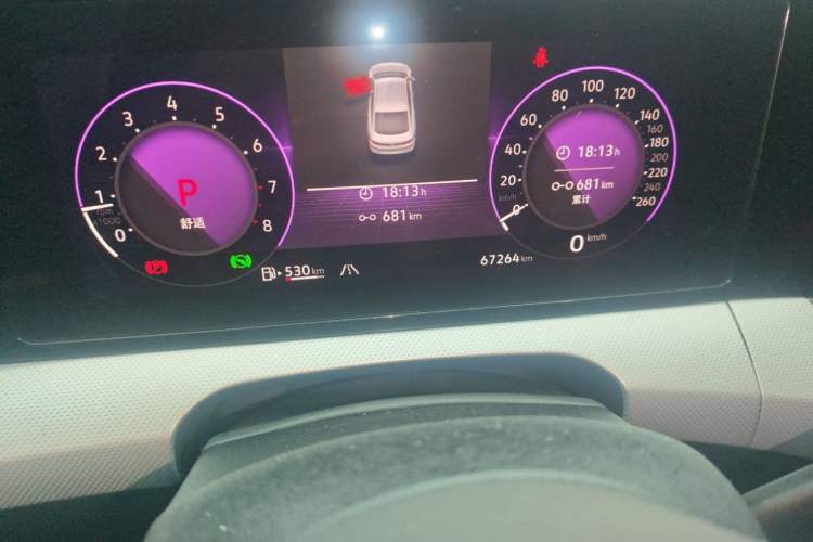 Used Volkswagen Lamando 2023 Lavida L 280TSI DSG Ultra-Spicy Flagship Edition Odometer Close Up