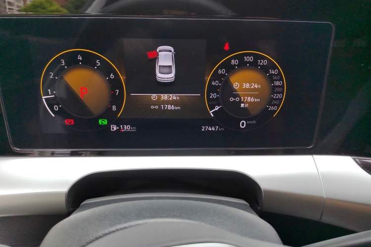Used Volkswagen Lamando 2023 Lavida L 280TSI DSG Spicy Edition Odometer Close Up
