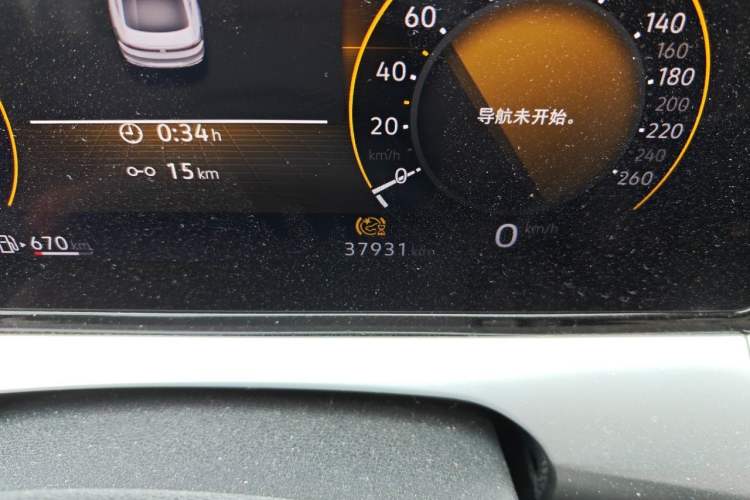 Used Volkswagen Lamando 2023 Lavida L 280TSI DSG Spicy Edition Odometer Close Up