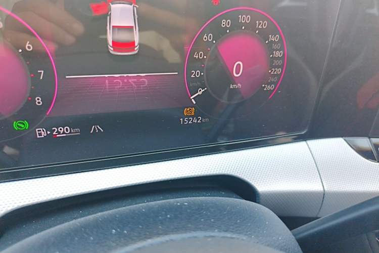 Used Volkswagen Lamando 2023 Lavida L 280TSI DSG Spicy Edition Odometer Close Up