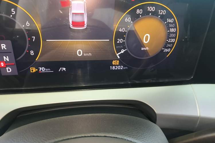 Used Volkswagen Lamando 2024 Lavida L 280TSI DSG Spicy Edition Odometer Close Up