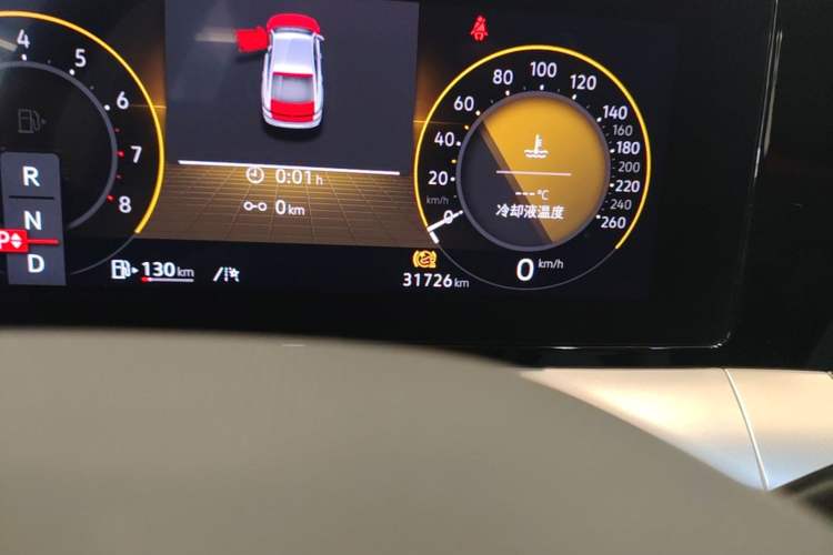 Used Volkswagen Lamando 2024 Lavida L 280TSI DSG Spicy Edition Odometer Close Up
