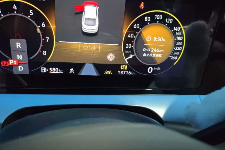 Used Volkswagen Lamando 2024 Lavida L 280TSI DSG Spicy Edition Odometer Close Up