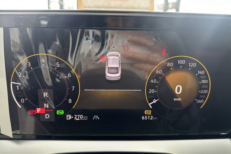 Used Volkswagen Lamando 2024 Lavida L 280TSI DSG Spicy Edition Odometer Close Up