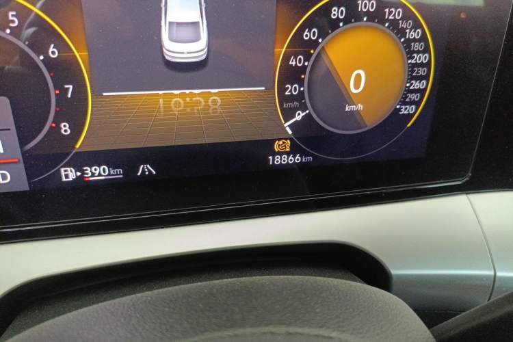 Used Volkswagen Lamando 2024 Lavida L 280TSI DSG Spicy Edition Odometer Close Up