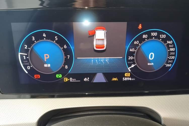 Used Volkswagen Lamando 2025 Lavida L 280TSI DSG Cool & Spicy Edition Odometer Close Up