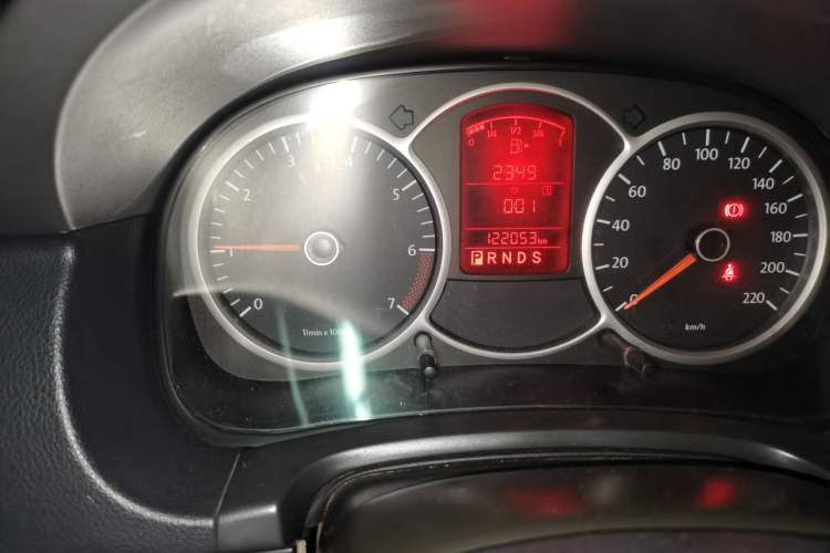 Used Volkswagen Lavida 2008 1.6L Automatic Joy Edition Odometer Close Up