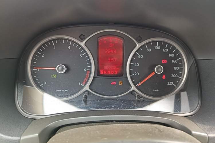 Used Volkswagen Lavida 2008 1.6L Automatic Prestige Edition Odometer Close Up