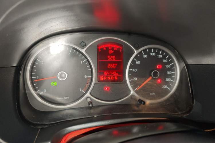 Used Volkswagen Lavida 2008 1.6L Automatic Prestige Edition Odometer Close Up