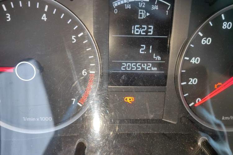 Used Volkswagen Lavida 2011 1.6L Manual Joy Version Odometer Close Up