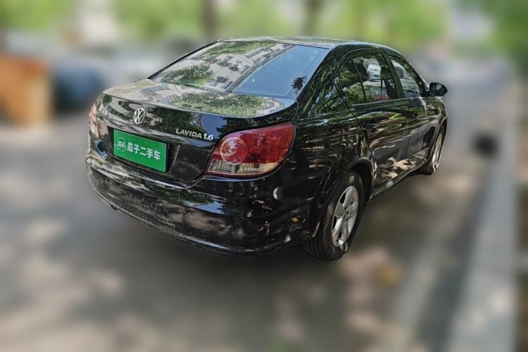 Used Volkswagen Lavida 2011 1.6L Automatic PinYou Edition Rear Right 45 Deg