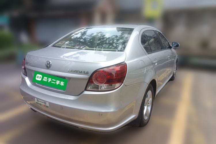 Used Volkswagen Lavida 2011 1.6L Automatic PinYou Edition Rear Right 45 Deg