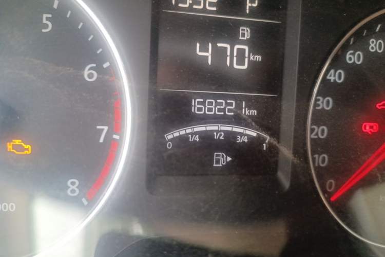 Used Volkswagen Lavida 2013 Restyled Classic 1.6L Automatic Comfort Edition Odometer Close Up