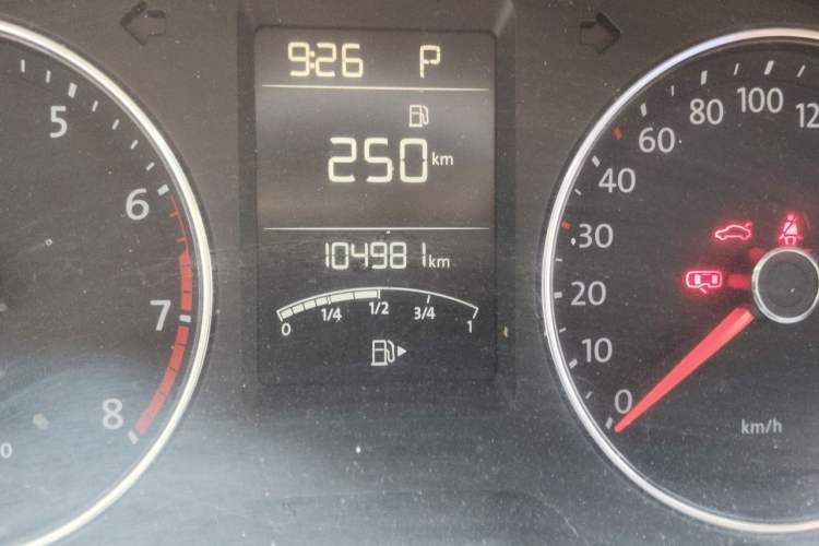 Used Volkswagen Lavida 2013 Restyled Classic 1.6L Automatic Comfort Edition Odometer Close Up