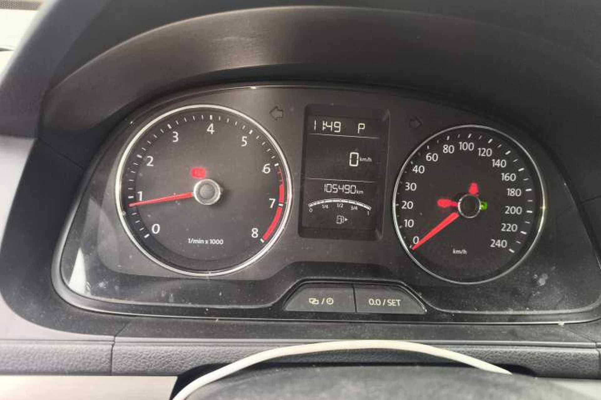 Used Volkswagen Lavida 2013 Restyled Classic 1.6L Automatic Comfort Edition Odometer Close Up