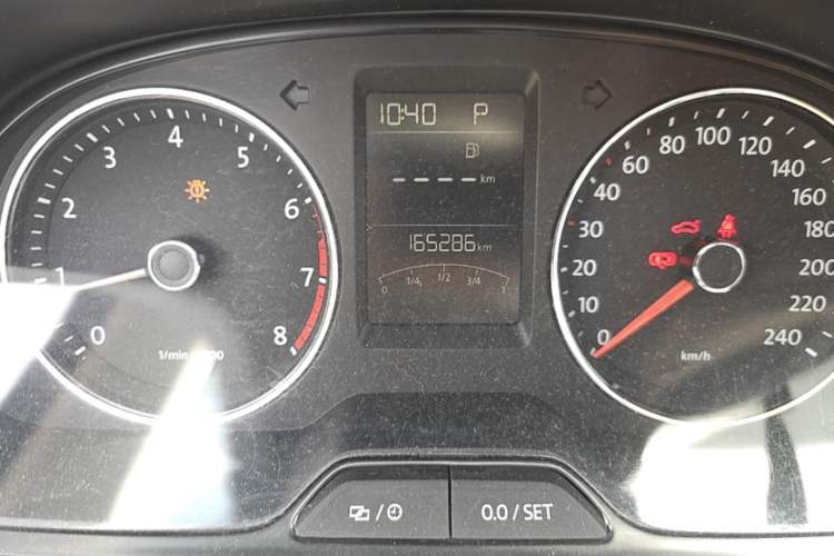Used Volkswagen Lavida 2013 Restyled Classic 1.6L Automatic Comfort Edition Odometer Close Up