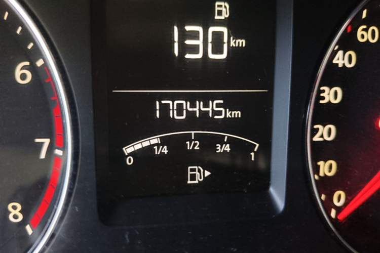 Used Volkswagen Lavida 2013 Restyled Classic 1.6L Automatic Comfort Edition Odometer Close Up