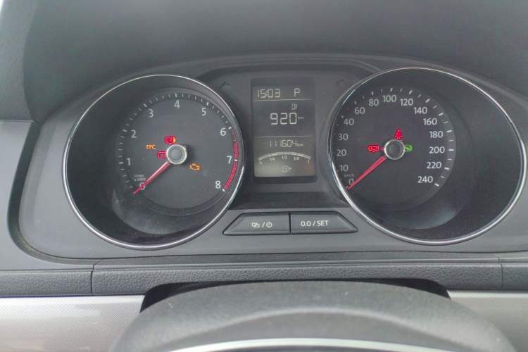 Used Volkswagen Lavida 2017 230TSI DSG Comfort Edition Odometer Close Up