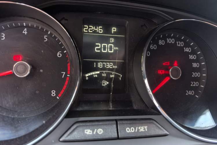 Used Volkswagen Lavida 2017 230TSI DSG Comfort Edition Odometer Close Up