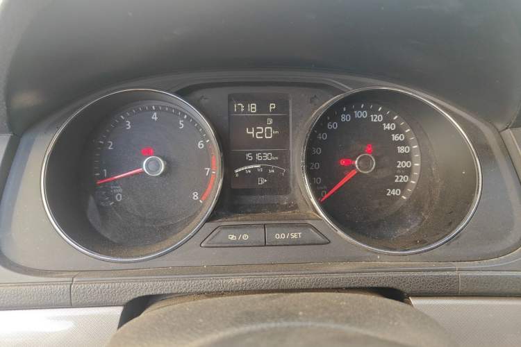 Used Volkswagen Lavida 2017 230TSI DSG Comfort Edition Odometer Close Up