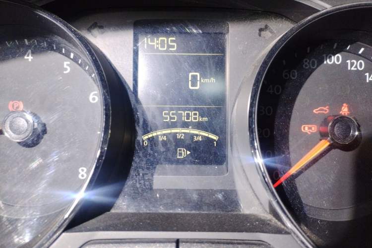Used Volkswagen Lavida 2017 230TSI Manual Comfort Edition Odometer Close Up