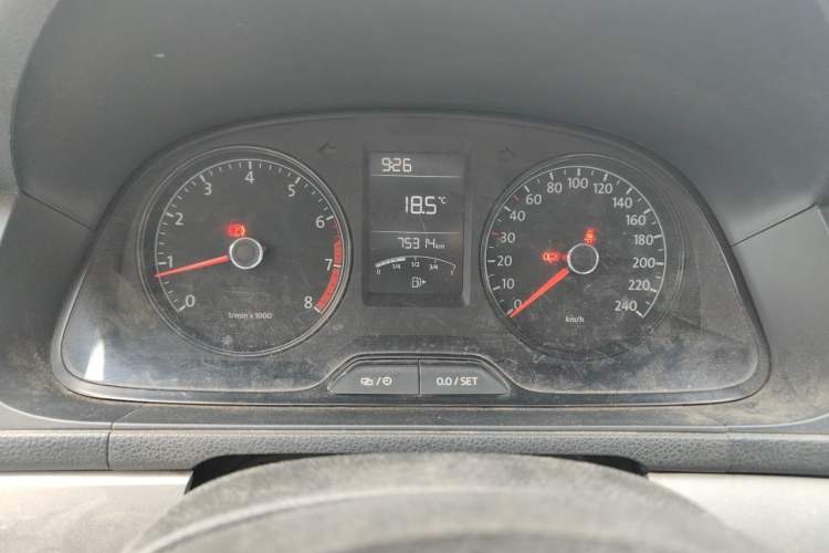 Used Volkswagen Lavida  Odometer Close Up