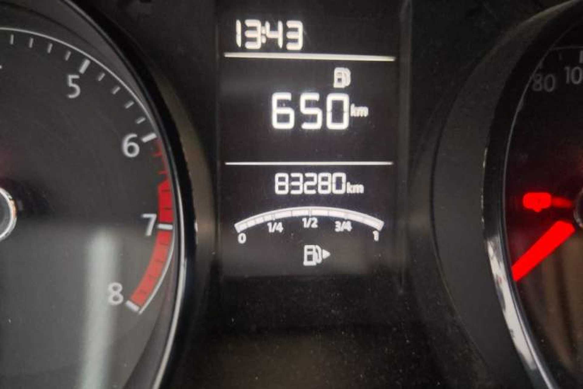 Used Volkswagen Lavida 2017 1.6L Manual Fashion Edition Odometer Close Up