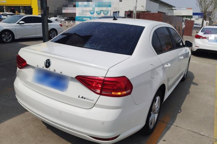 Used Volkswagen Lavida 2017 1.6L Automatic Fashion Edition Rear Right 45 Deg