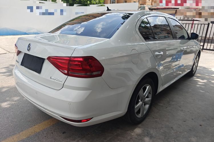 Used Volkswagen Lavida 2017 1.6L Automatic Fashion Edition Rear Right 45 Deg