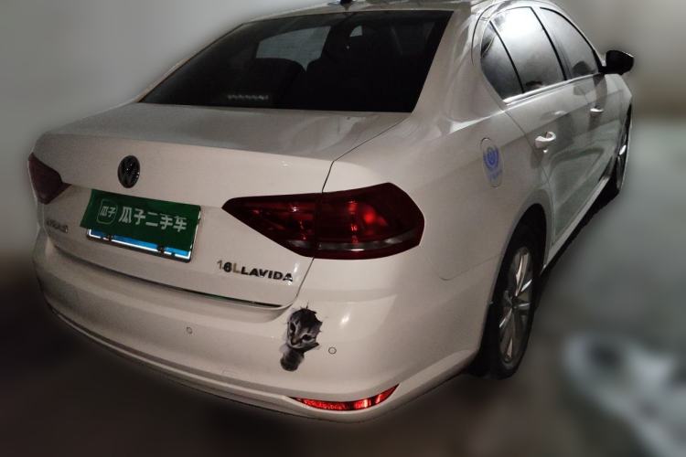 Used Volkswagen Lavida 2017 1.6L Automatic Comfort Edition Rear Right 45 Deg