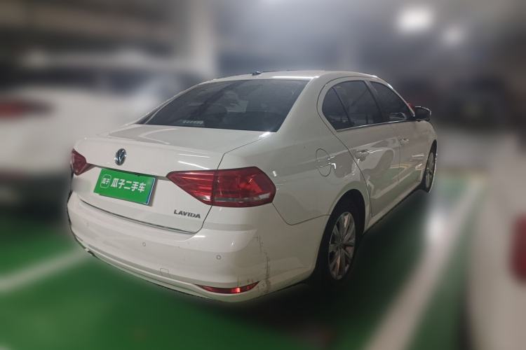 Used Volkswagen Lavida 2017 1.6L Automatic Comfort Edition Rear Right 45 Deg