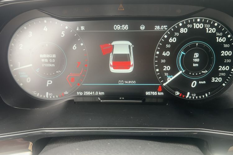 Used Volkswagen Lavida 2018 280TSI DSG Luxury Edition China V Standard Odometer Close Up