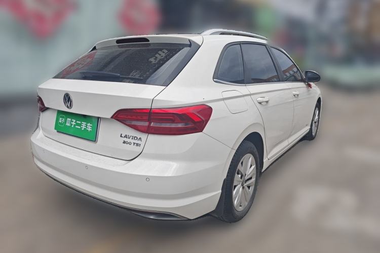 Used Volkswagen Lavida 2018 Hatchback 200TSI DSG Comfort Edition China V Standard Rear Right 45 Deg
