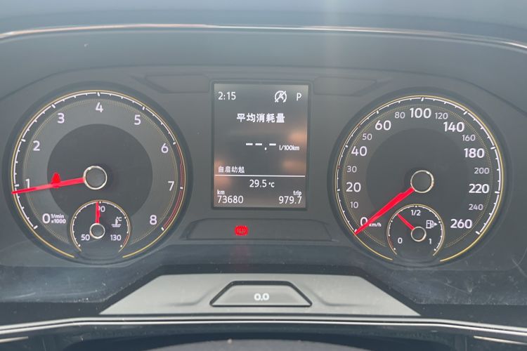 Used Volkswagen Lavida 2019 280TSI DSG Comfort Edition China VI standard Odometer Close Up