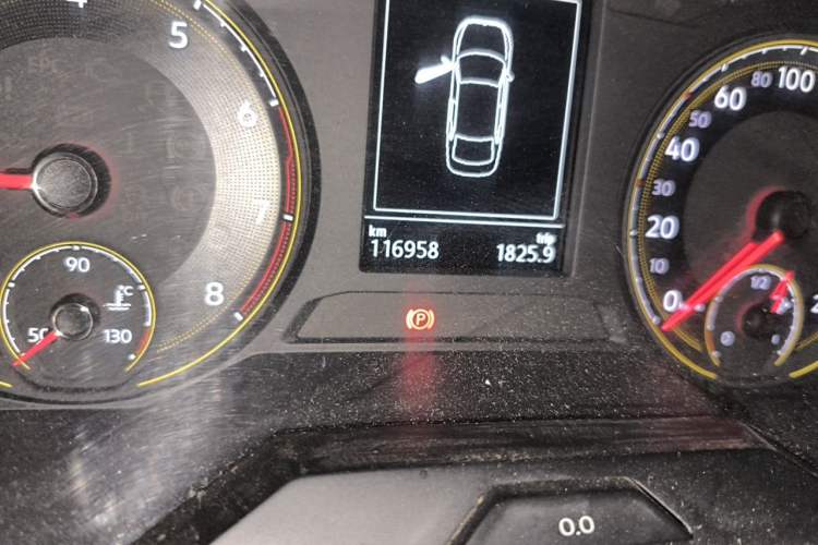 Used Volkswagen Lavida 2019 280TSI DSG Comfort Edition China VI standard Odometer Close Up