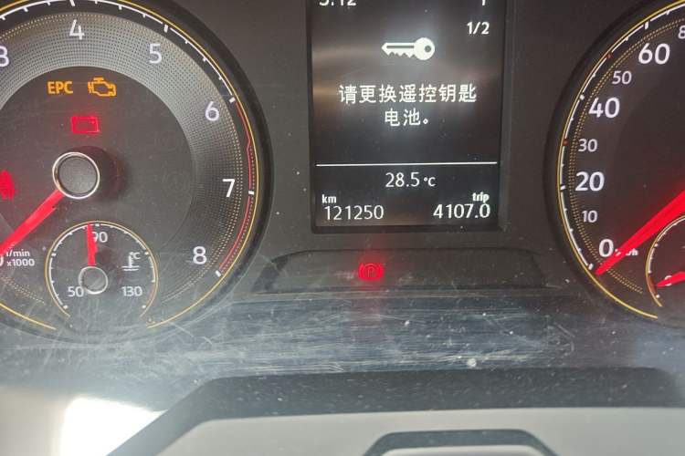 Used Volkswagen Lavida 2019 280TSI DSG Comfort Edition China VI standard Odometer Close Up