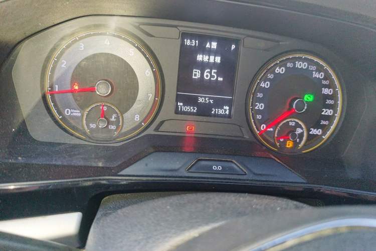 Used Volkswagen Lavida 2019 280TSI DSG Luxury Edition China VI Standard Odometer Close Up