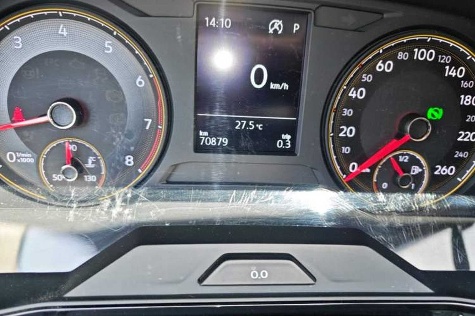 Used Volkswagen Lavida 2019 280TSI DSG Comfort Edition China VI standard Odometer Close Up