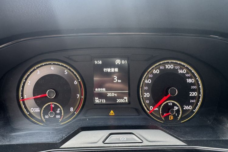 Used Volkswagen Lavida 2019 280TSI DSG Comfort Edition China VI standard Odometer Close Up