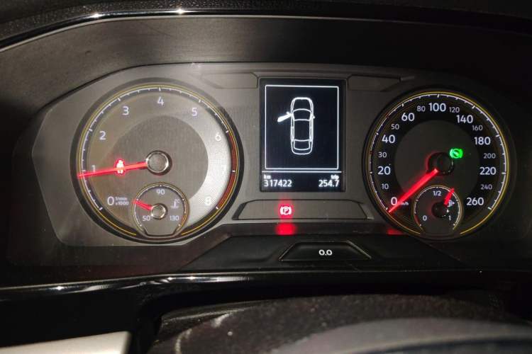 Used Volkswagen Lavida 2019 280TSI DSG Comfort Edition China VI standard Odometer Close Up