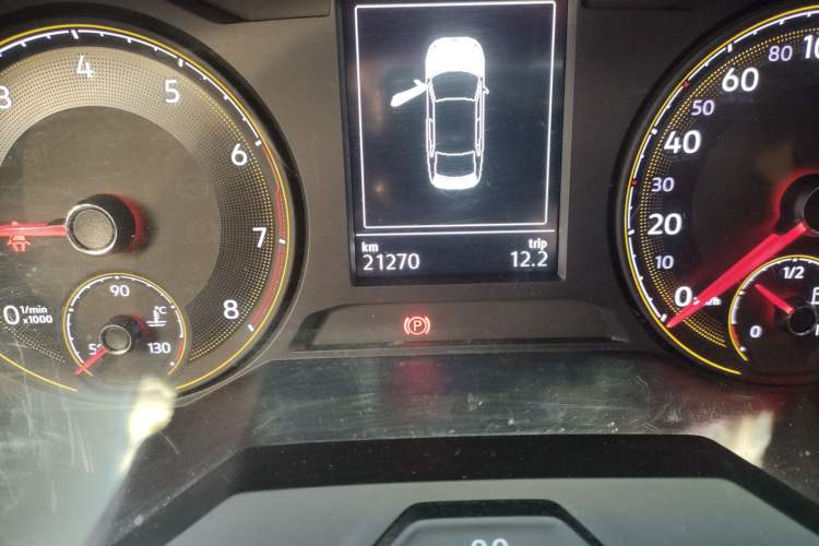 Used Volkswagen Lavida 2019 280TSI DSG Comfort Edition China VI standard Odometer Close Up