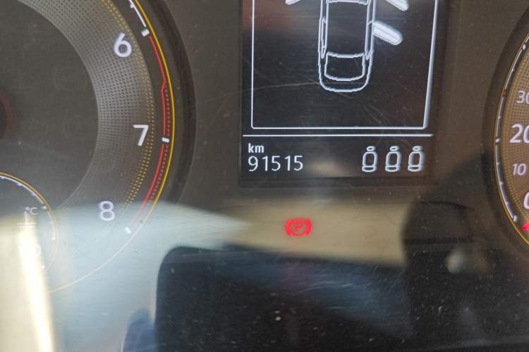 Used Volkswagen Lavida 2019 280TSI DSG Luxury Edition China VI Standard Odometer Close Up