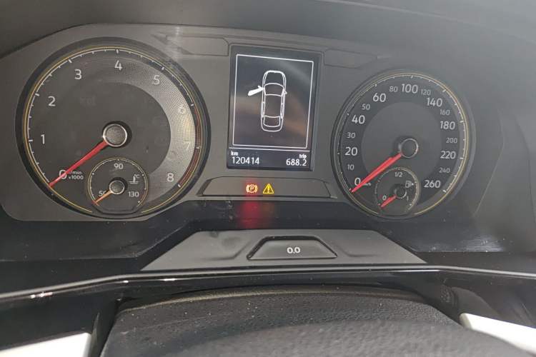 Used Volkswagen Lavida 2019 280TSI DSG Comfort Edition China VI standard Odometer Close Up
