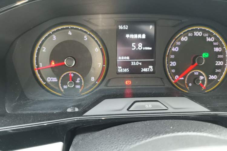 Used Volkswagen Lavida 2019 280TSI DSG Comfort Edition China VI standard Odometer Close Up
