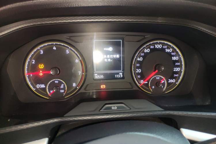 Used Volkswagen Lavida 2019 1.5L Automatic Fashion Edition China VI Odometer Close Up