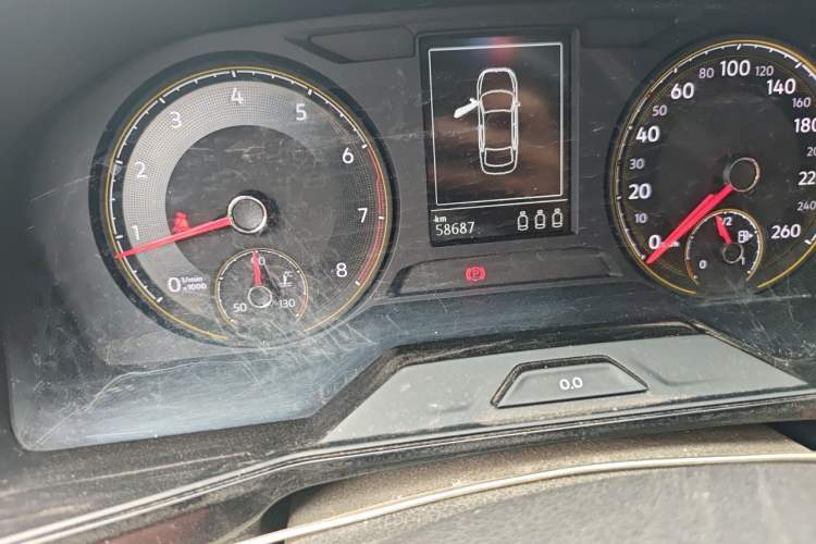 Used Volkswagen Lavida 2019 280TSI DSG Luxury Edition China VI Standard Odometer Close Up