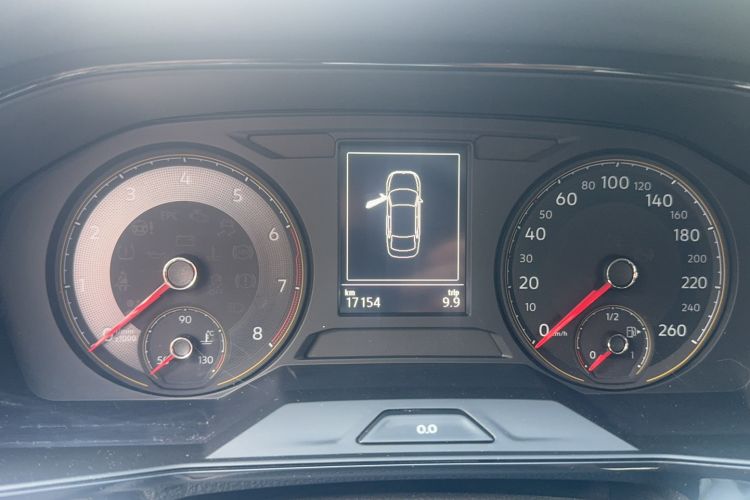 Used Volkswagen Lavida 2019 280TSI DSG Comfort Edition China VI standard Odometer Close Up