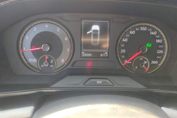 Used Volkswagen Lavida 2019 280TSI DSG Comfort Edition China VI standard Odometer Close Up