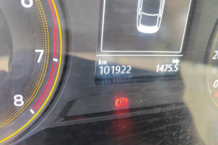 Used Volkswagen Lavida 2019 280TSI DSG Comfort Edition China VI standard Odometer Close Up